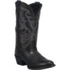 Women's Laredo 51110 11" Maddie Black Leather Round Toe -Western Cowboy Clothing 01 51110 BK big 0c602403 9681 4379 92d0 e6c1ac4ad6ef