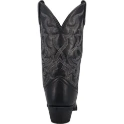 Women's Laredo 51110 11" Maddie Black Leather Round Toe -Western Cowboy Clothing 01 51110 BK big 78ba10d5 f82f 483e bc6b 3454e08bae1e