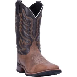 Laredo 7800 11" Sand Montana With Chocolate Top Wide Square Toe -Western Cowboy Clothing 01 7800 e3303af1 bfb8 4420 99e7 db53b576124b