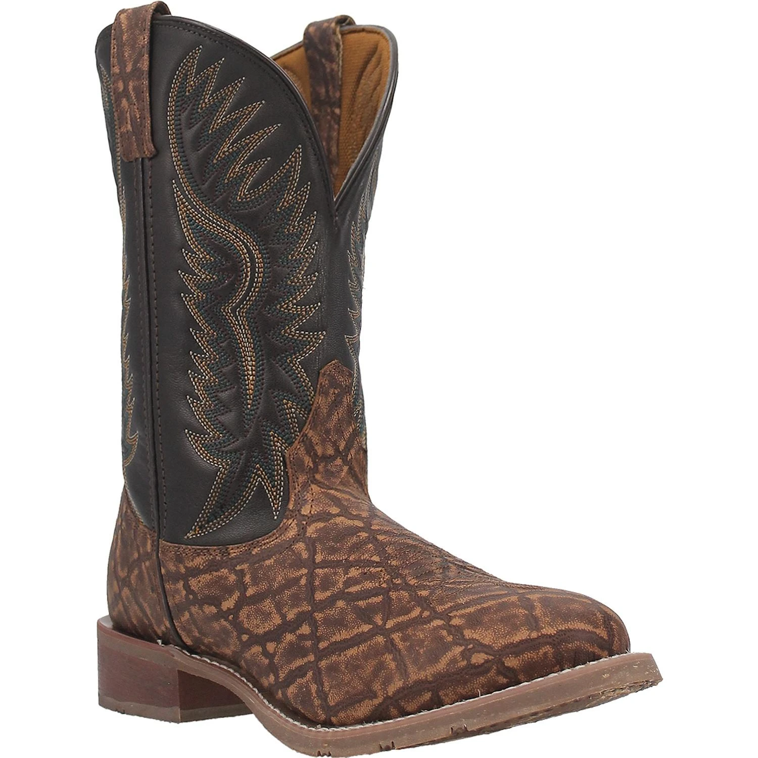 Laredo 7909 Men's 11" Pinetop Elephant Print Wide Round Toe SALE BOOT 3 Laredo 7909 Men's 11" Pinetop Elephant Print Wide Round Toe SALE BOOT