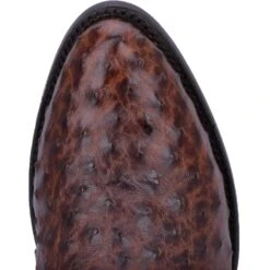 Dan Post DP3016 13" Pershing Dark Brown Full Quill Ostrich Foot R Toe (SHOP IN-STORE TOO) -Western Cowboy Clothing 01 DP3016 BN180 big 63fbd7f8 2525 4d11 baf6 201ca17a0d76