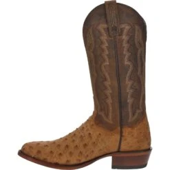 Dan Post DP3077 13" Gehrig Antique Saddle Tan Full Quill Ostrich Foot R Toe (SHOP IN-STORE TOO) -Western Cowboy Clothing 01 DP3077 BN84 big bd24dbe4 1f45 4aa2 bc21 1cabc7dde2de