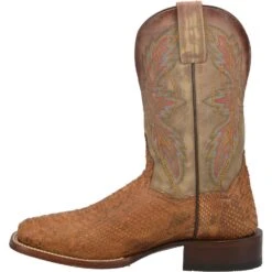 Dan Post DP3996 11" Dry Gulch Cognac Python Wide Square Toe (SHOP IN-STORE TOO) -Western Cowboy Clothing 01 DP3996 BN97 big b26c4b6d 0f89 4026 ad19 d5bfeacbd902