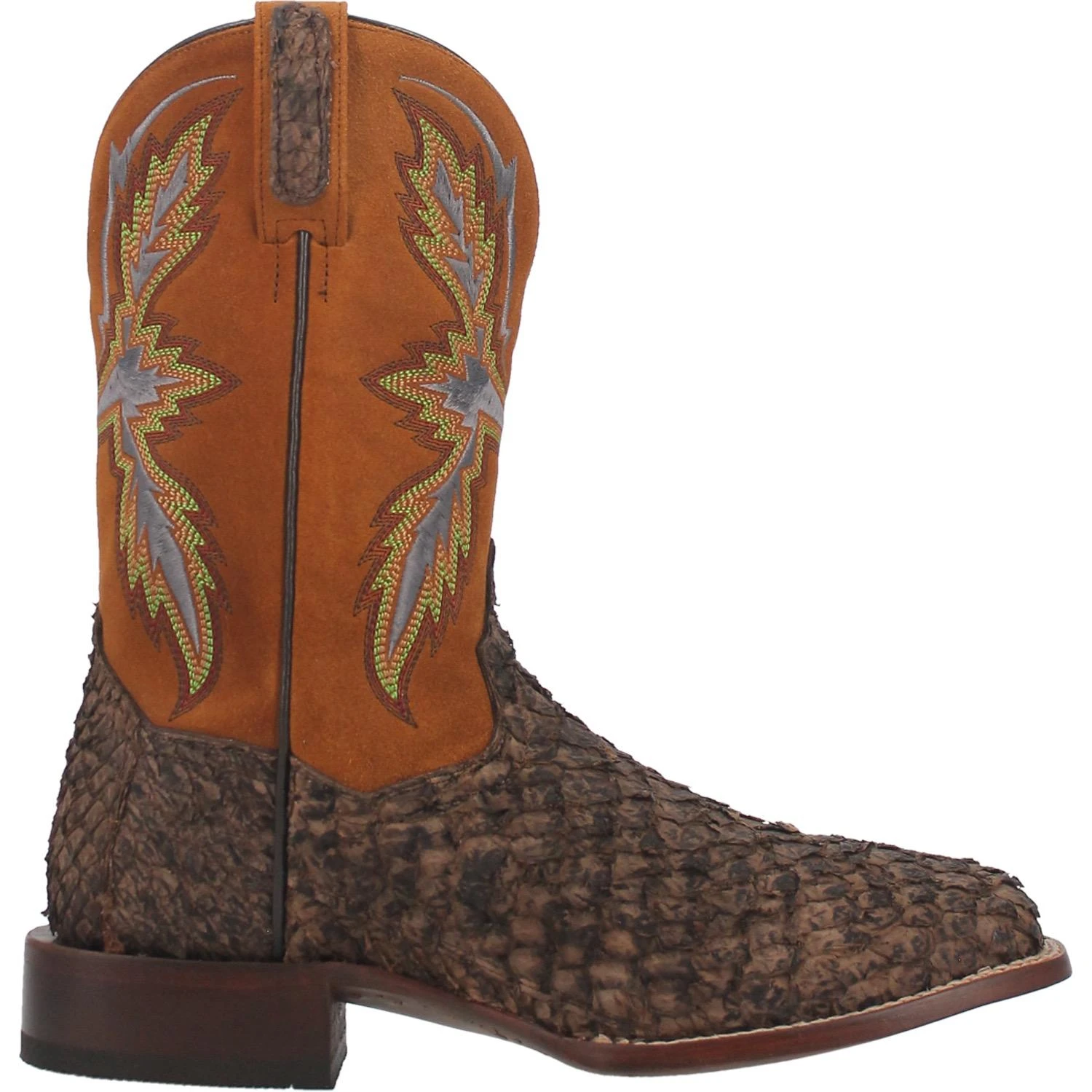 Dan Post DP4102 Men's 11" Dorsal Fish Skin Wide Square Toe Boot (SHOP IN-STORES TOO) 4 Dan Post DP4102 Men's 11" Dorsal Fish Skin Wide Square Toe Boot (SHOP IN-STORES TOO) - Image 2