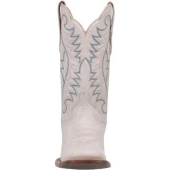 Women's Dan Post DP4999 12" Sugar White Leather Wide Square Toe (SHOP IN-STORE) -Western Cowboy Clothing 01 DP4999 WH big 226fcfd2 04c5 48fa 8741 f52d7b1ccb94