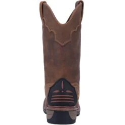 DAN POST DP69482 Men's 11" Blayde Steel Toe Saddle Tan Waterproof Wide Square Toe -Western Cowboy Clothing 01 DP69482 BN87 big f4c55fa8 d7e1 456d 9b31 03f9f5d3d042