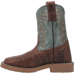 Children's Dan Post DPC2918 Lil' Bisbee Leather Wide Square Toe SALE BOOT -Western Cowboy Clothing 01 DPC2918 BN20 big 1e526be9 4683 480c a4db 8360bd364c0b