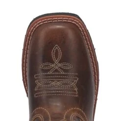 Children's Dan Post DPC2951 Makucha Brown Leather Wide Square Toe -Western Cowboy Clothing 01 DPC2951 BN106 big 199ebbda 37b3 40f3 acad 59bde4c6b7a3