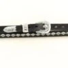 Twister 0201101 Black Hat Band With Silver Diamond Studs -Western Cowboy Clothing 0201101