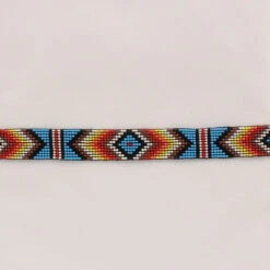 Twister Beaded Stretch Multicolored Hatband 0273497