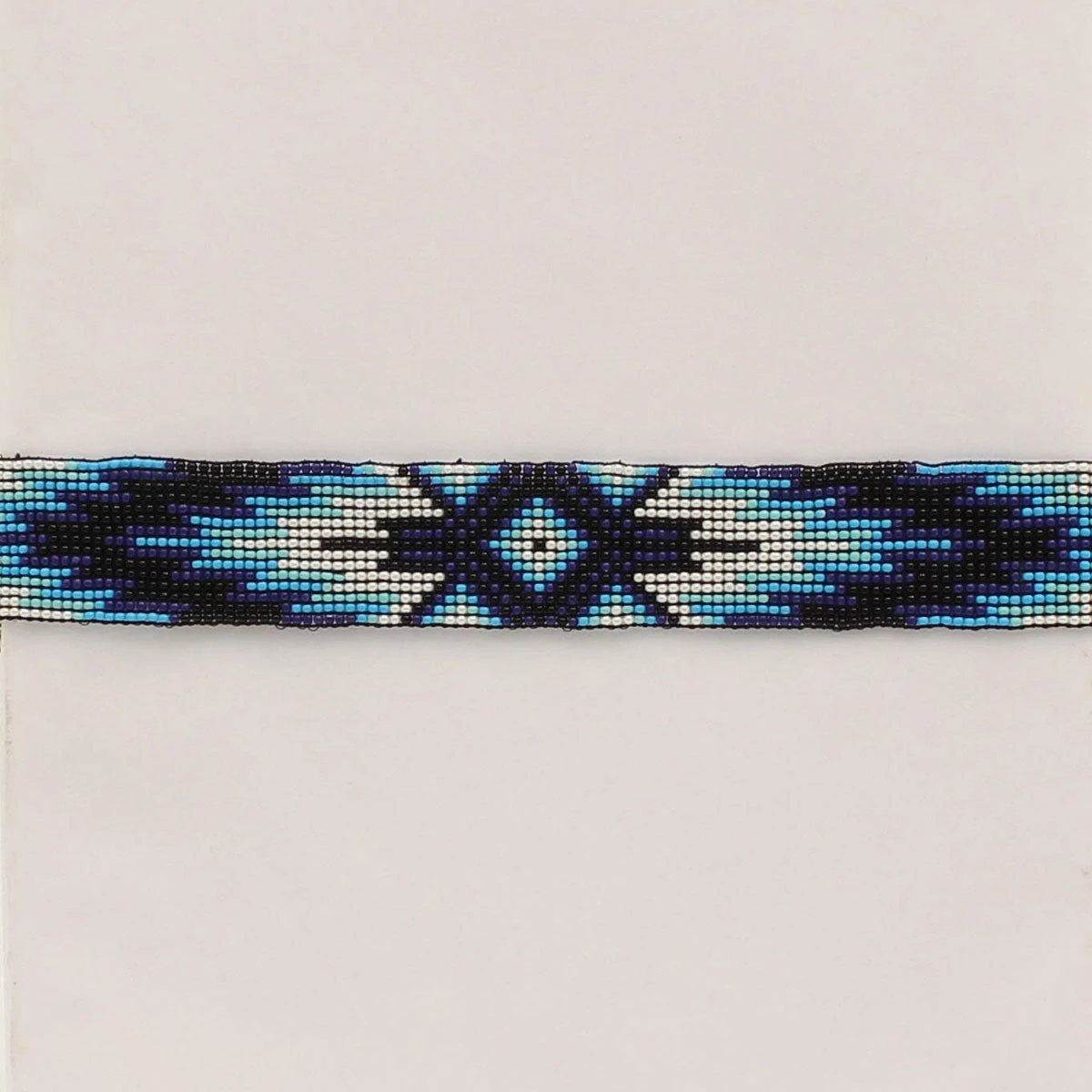 Twister Beaded Stretch Blue Hatband 0274227 3 Twister Beaded Stretch Blue Hatband 0274227