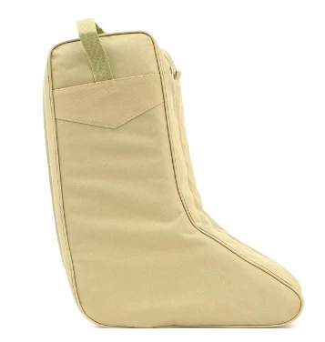 M & F 0411408 Tan Twin Zipper Boot Bag 3 M & F 0411408 Tan Twin Zipper Boot Bag