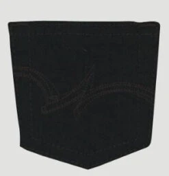 Girl's Wrangler 09MWGBB Black Premium Patch® Jeans -Western Cowboy Clothing 09MWGBB 3