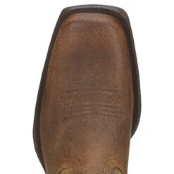 Men's Ariat 10002317 11" Rambler Earth Brown Wide Square Toe -Western Cowboy Clothing 10002317 toe