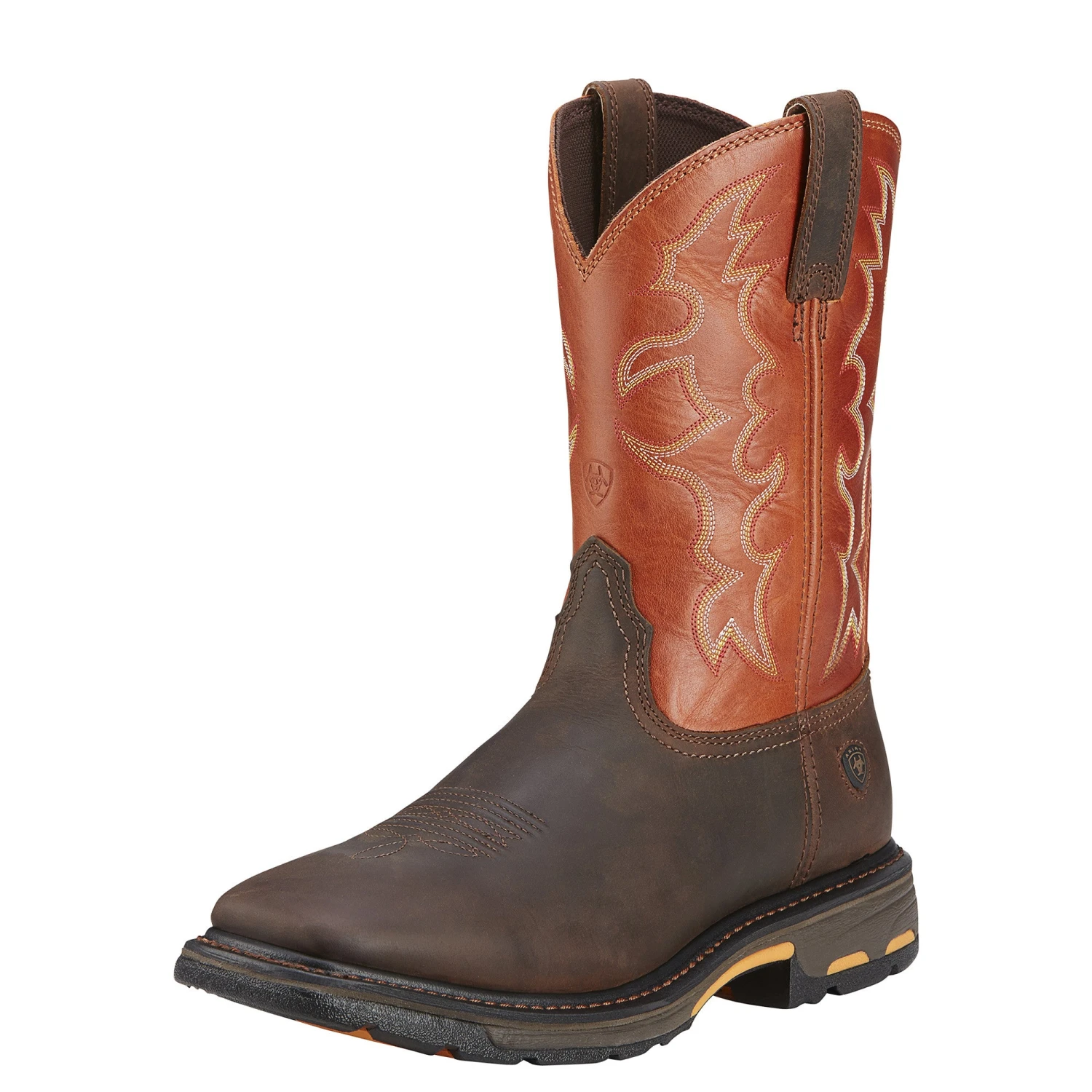 Men's Ariat 10005888 11" Workhog Dark Earth Wide Square Toe 3 Men's Ariat 10005888 11" Workhog Dark Earth Wide Square Toe