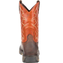 Men's Ariat 10006961 11" Workhog Steel Toe Dark Earth Wide Square Toe 9 Men's Ariat 10006961 11" Workhog Steel Toe Dark Earth Wide Square Toe -Western Cowboy Clothing 10006961 heel