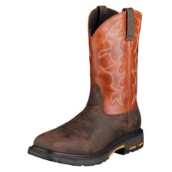 Men's Ariat 10006961 11" Workhog Steel Toe Dark Earth Wide Square Toe