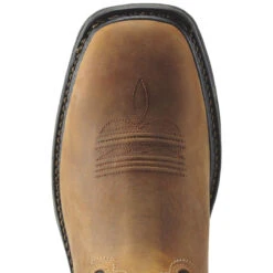 Men's Ariat 10006961 11" Workhog Steel Toe Dark Earth Wide Square Toe 10 Men's Ariat 10006961 11" Workhog Steel Toe Dark Earth Wide Square Toe -Western Cowboy Clothing 10006961 toe