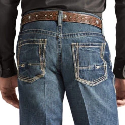 Men's Ariat 10012136 M4 Low Rise Boundary Boot Cut Jean -Western Cowboy Clothing 10012136 01