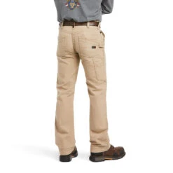 Men's Ariat FR 10017227 M4 Khaki Workhorse Low Rise Boot Cut Pant