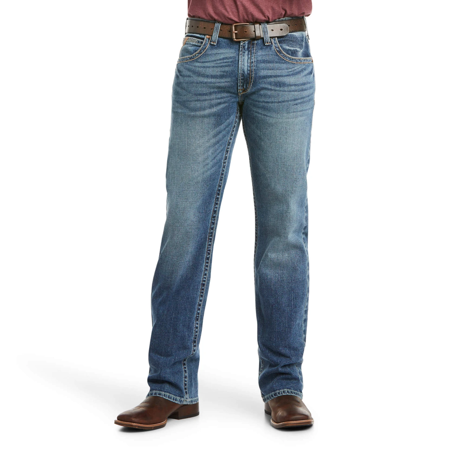 Men's Ariat 10021879 M5 Slim Stretch Stillwell Stackable Straight Leg Jean 4 Men's Ariat 10021879 M5 Slim Stretch Stillwell Stackable Straight Leg Jean - Image 2