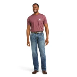 Men's Ariat 10021879 M5 Slim Stretch Stillwell Stackable Straight Leg Jean 10 Men's Ariat 10021879 M5 Slim Stretch Stillwell Stackable Straight Leg Jean -Western Cowboy Clothing 10021879 full