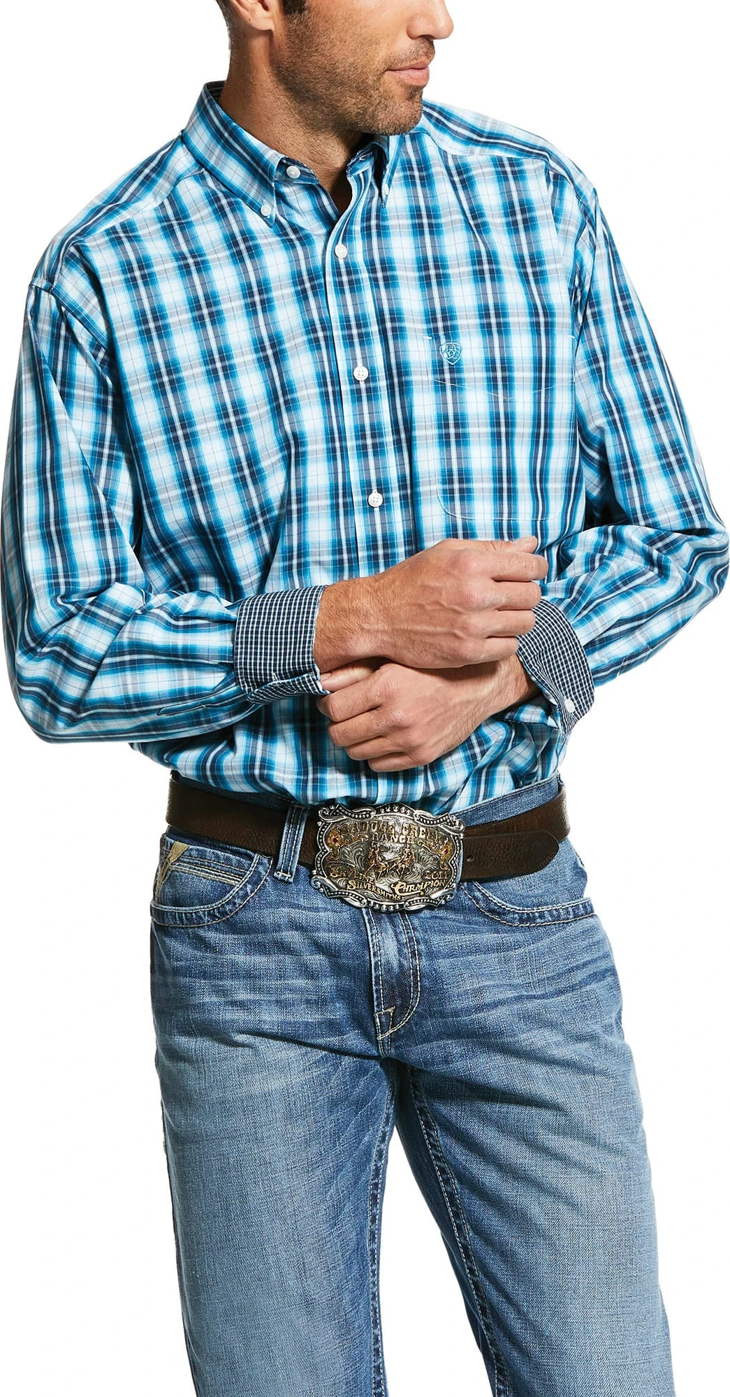 Ariat 10030768 Men's Wrinkle Free Manton Classic Fit Shirt 3 Ariat 10030768 Men's Wrinkle Free Manton Classic Fit Shirt