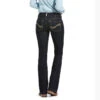 Women's Ariat 10032300 R.E.A.L. Mid Rise Stretch Cool & Durable Boot Cut Jean -Western Cowboy Clothing 10032300 back