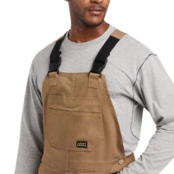 Ariat 10032505 Men's Rebar DuraCanvas Stretch Insulated Bib 12 Ariat 10032505 Men's Rebar DuraCanvas Stretch Insulated Bib -Western Cowboy Clothing 10032505 02