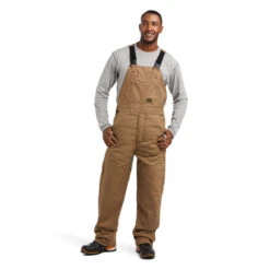 Ariat 10032505 Men's Rebar DuraCanvas Stretch Insulated Bib