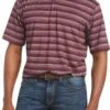 Men's Ariat 10035167 Malbec Fadetek 2.0 Short Sleeve Polo -Western Cowboy Clothing 10035167 front