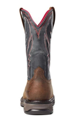 Ariat 10035984 Men's 11" Rye Brown Workhog XT Venttek H20 Square Toe Boot -Western Cowboy Clothing 10036005 heel 775a07dd 76fe 4469 8df9 5f7c7e9b6856