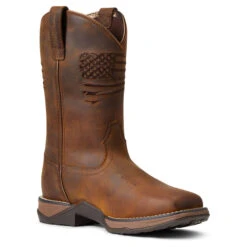Women’s Ariat 10040369 Anthem Patriot Waterproof Western Wide Square Toe Boot -Western Cowboy Clothing 10040369 medial