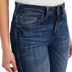 Women's Ariat 10042216 Slim Trouser McKenna Wide Leg Jean -Western Cowboy Clothing 10042216 02