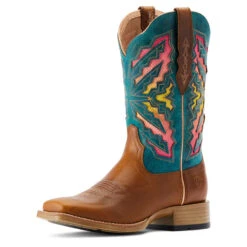 Women's Ariat 10044443 Laney VenTEK Western Boot Square Toe -Western Cowboy Clothing 10044443 3 4 front