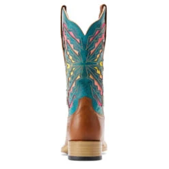 Women's Ariat 10044443 Laney VenTEK Western Boot Square Toe -Western Cowboy Clothing 10044443 heel
