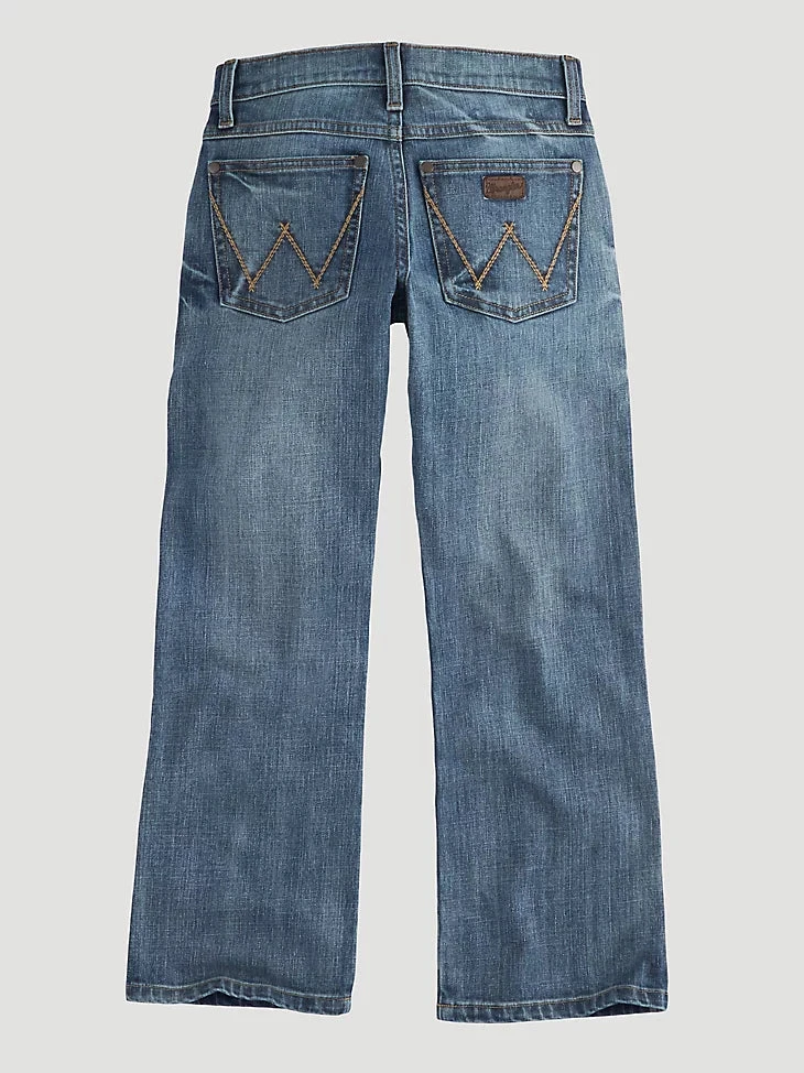 Boy's Wrangler BRT20GL Greeley Retro® Boot Cut Jeans (8-18) 3 Boy's Wrangler BRT20GL Greeley Retro® Boot Cut Jeans (8-18)