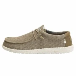 Men's Hey Dude 40161-202 Wally Sox Stitch Sand Shoe (also Has Women's And Youth Sizes) -Western Cowboy Clothing 110350504 WALLY SOX SAND 01