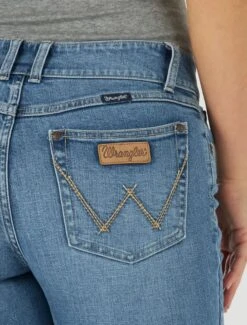 Women's Wrangler 112317228 Lilibeth Retro Mae Bootcut Mid Rise Jeans -Western Cowboy Clothing 112317228 3