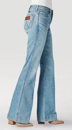 Women's Wrangler 112321429 Emma Retro® The Green High-Rise Trouser Jean 9 Women's Wrangler 112321429 Emma Retro® The Green High-Rise Trouser Jean -Western Cowboy Clothing 112321429 5