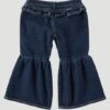 Baby Girl's Wrangler 112321494 Denim Ruffle Leg Flare Jeans (0/3M-4T) -Western Cowboy Clothing 112321494 2