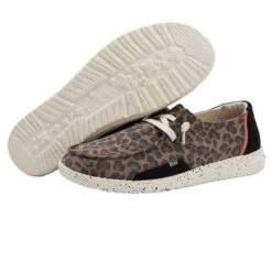 Women's Hey Dude 121411532 Wendy Jungle Brown Shoe *CLOSEOUT*