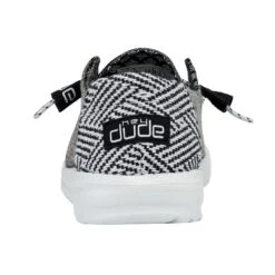 Women's Hey Dude 121414203 Wendy Chambray Onyx -Western Cowboy Clothing 121414203 WENDY CHAMBRAY ONYX LEFT 5