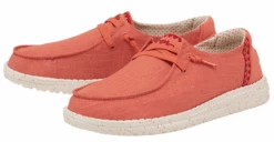 Women's Hey Dude 121417123 Wendy Inca Poppy Red Shoe *CLOSEOUT*