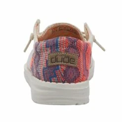 Women's Hey Dude 121930578 Wendy Funk Boho Pink Beige Shoe -Western Cowboy Clothing 121930578 3