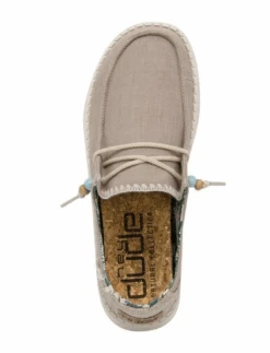 Women's Hey Dude 122155005 Wendy Natural Rose Shoe *CLOSEOUT* -Western Cowboy Clothing 122155005 4