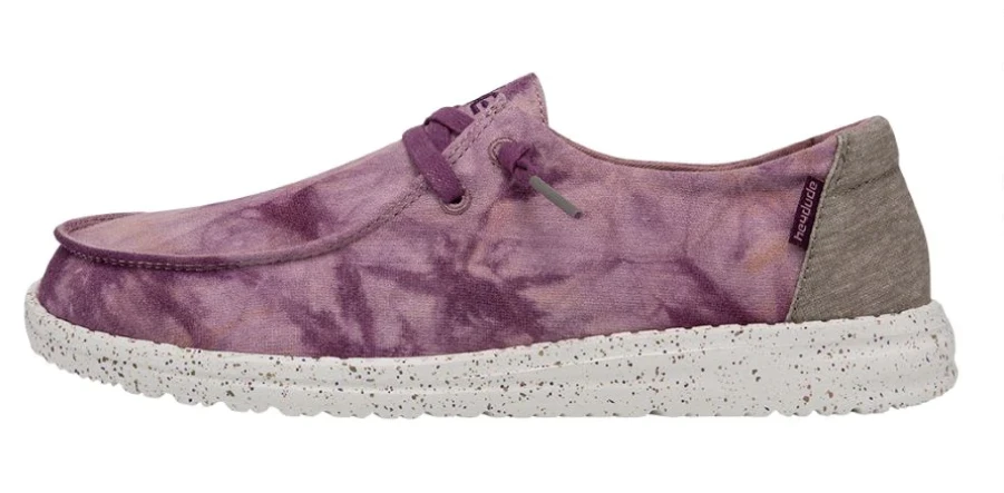 Hey Dude Women's 122256867 Wendy Tie Dye Violet Ombre Shoe *CLOSEOUT* 8 Hey Dude Women's 122256867 Wendy Tie Dye Violet Ombre Shoe *CLOSEOUT* - Image 6