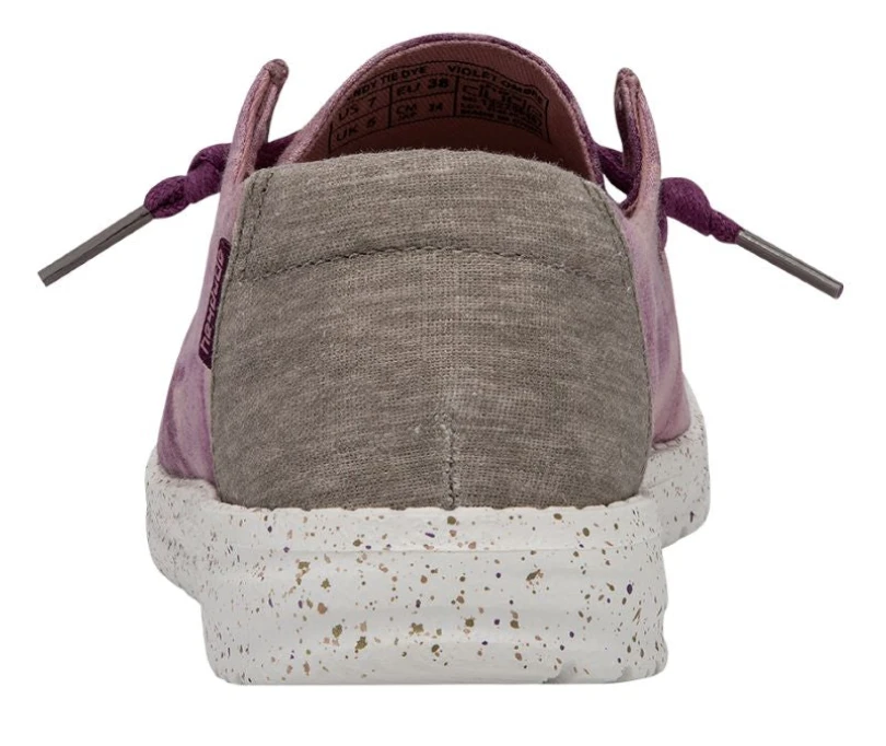 Hey Dude Women's 122256867 Wendy Tie Dye Violet Ombre Shoe *CLOSEOUT* 7 Hey Dude Women's 122256867 Wendy Tie Dye Violet Ombre Shoe *CLOSEOUT* - Image 5