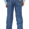 Little Boy's Wrangler 13JGSHD George Strait Heavyweight Stone Denim Cowboy Cut® Collection Original Fit Jeans (1T-7) 1 Little Boy's Wrangler 13JGSHD George Strait Heavyweight Stone Denim Cowboy Cut® Collection Original Fit Jeans (1T-7) -Western Cowboy Clothing 13JGSHDback