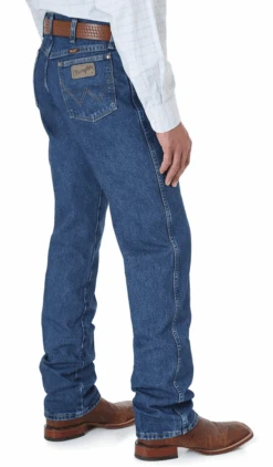 Men's Wrangler 13MGSHD Heavyweight Stone Denim Prewashed George Strait Cowboy Cut® Original Fit Jean (SHOP IN-STORES TOO) 11 Men's Wrangler 13MGSHD Heavyweight Stone Denim Prewashed George Strait Cowboy Cut® Original Fit Jean (SHOP IN-STORES TOO) -Western Cowboy Clothing 13MGSHDside